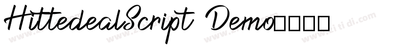 HittedealScript Demo字体转换